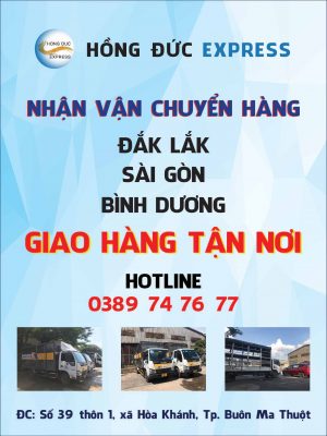 Nhà xe vận chuyển hàng BMT đi Sài Gòn